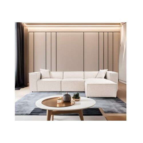 Atelier Del Sofa ugaona garnitura Lora (L1 O1 1R POUFFE ) Light Brown Slike