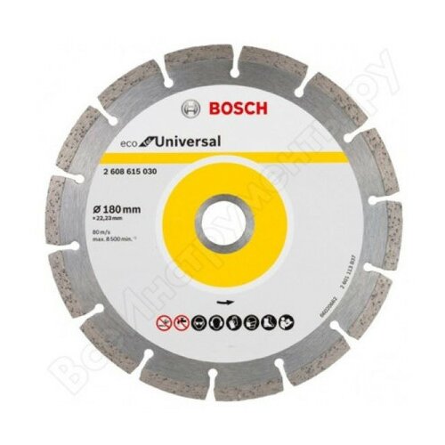 Bosch dijamantska rezna ploča eco for universal 180x22.23x2.2x7 ( 2608615030 ) Slike