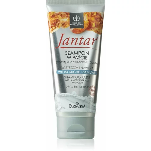 Farmona Jantar Amber Extract & Clay šampon za čišćenje za suhu i lomljivu kosu 200 ml