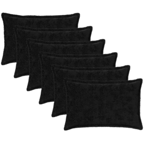  Presvlaka za jastuk 6 kom. HOUTEN Crna 50 x 70 cm - Crna 50 x 70 cm 6 Cene