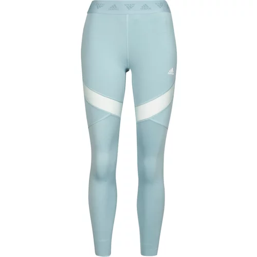 Adidas Sportske hlače siva / prozirna / bijela
