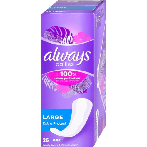 Always Extra protect large dnevni ulošci 26kom Cene