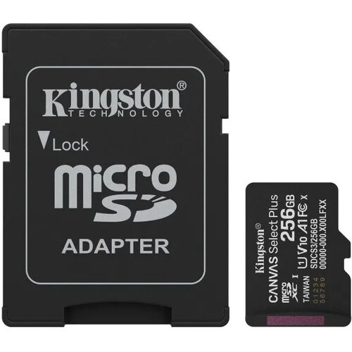 Kingston Memorijska kartica U1, V10, SDXC, 256GB, Canvas Select Plus, G3 150R, SDCS3/256GB, Adapter Cene