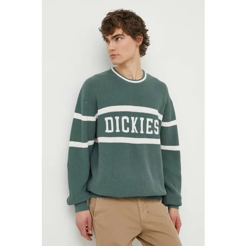 Dickies Pamučni pulover MELVERN boja: zelena, DK0A4YMC