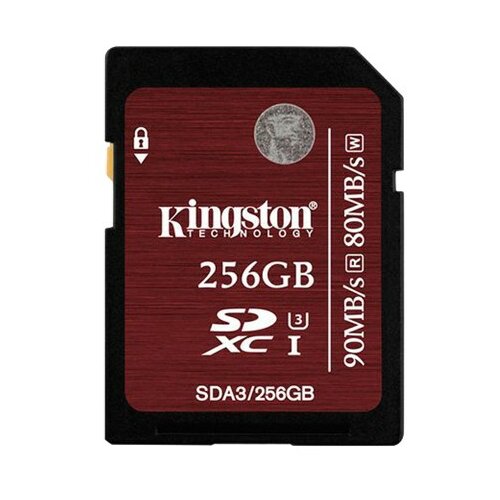 Kingston SDXC 256GB Class 10 UHS-I U3 - SDA3/256GB memorijska kartica Slike
