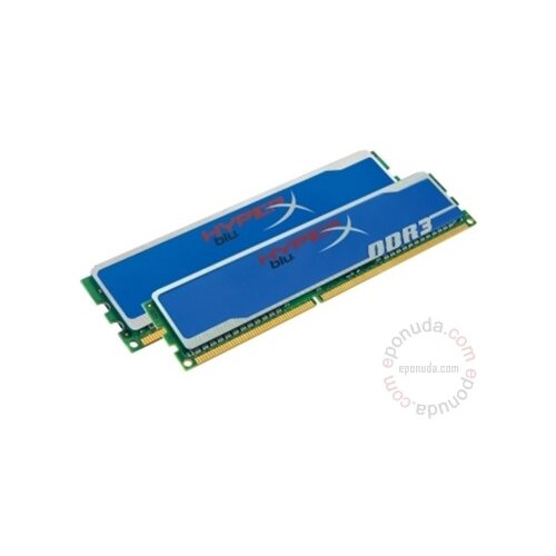 Kingston HyperX DDR3 4GB (2x2GB) 1600Mhz CL9 XMP HyperX Blu KHX1600C9D3B1K2/4GX ram memorija Slike