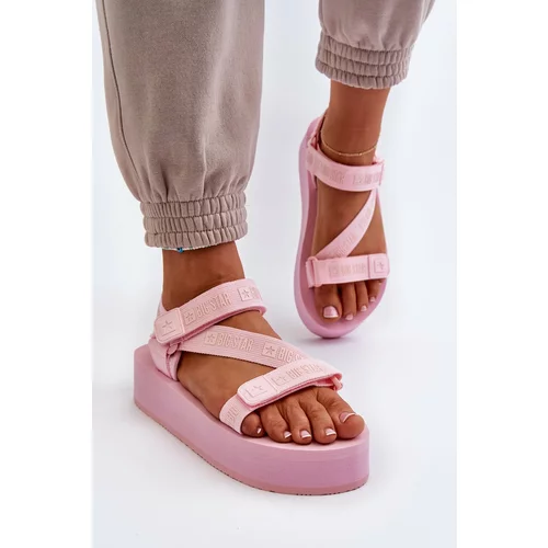 Big Star Women's platform sandals Pink