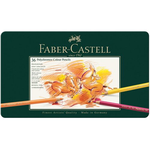  Boje drvene 36boja metalna kutija polychromos faber castell 110036 Cene