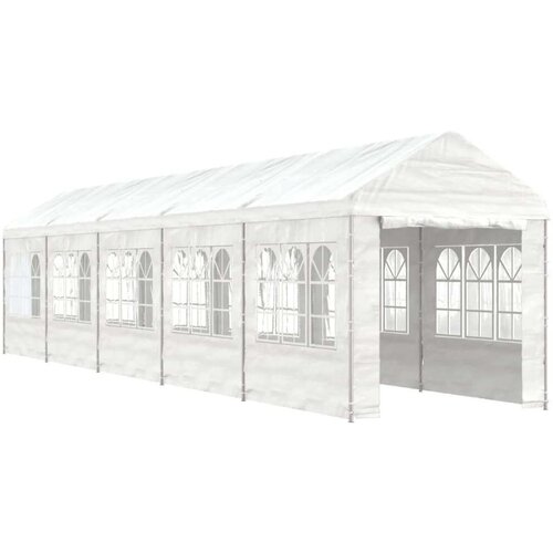 vidaXL Sjenica s krovom bijela 11 15 x 2 28 x 2 69 m polietilen Cijene