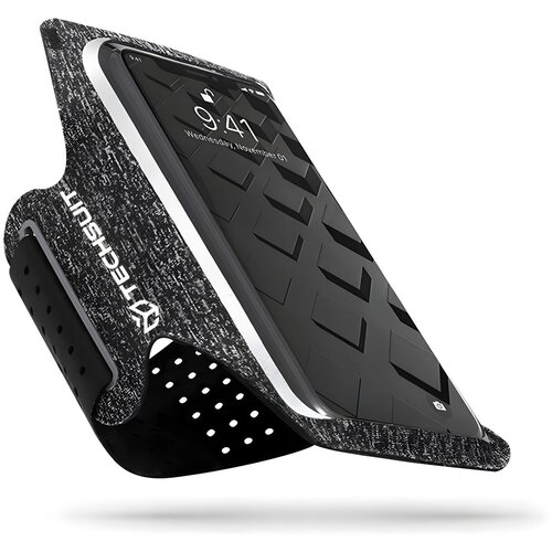 Techsuit sportski držak na ruku (TH10) &ndash; Za telefone do 6,5" &ndash; Siva / Bijela KP27257 Cene