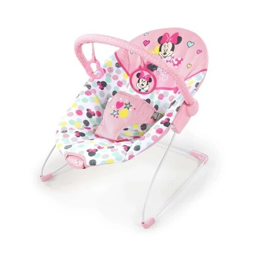 Kids II 12229 bright starts disney lezaljka sa vibracijom - minnie mouse spotty dotty &amp;trade; - 0 - 9 kg ( SKU12229 ) Slike