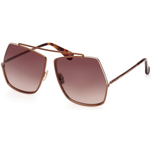Max Mara Elsa MM0006 48F ONE SIZE (64) Rjava/Rjava Cene