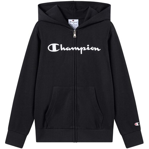 Champion Puloverji Hooded Full Zip Sweatshirt Črna Cene