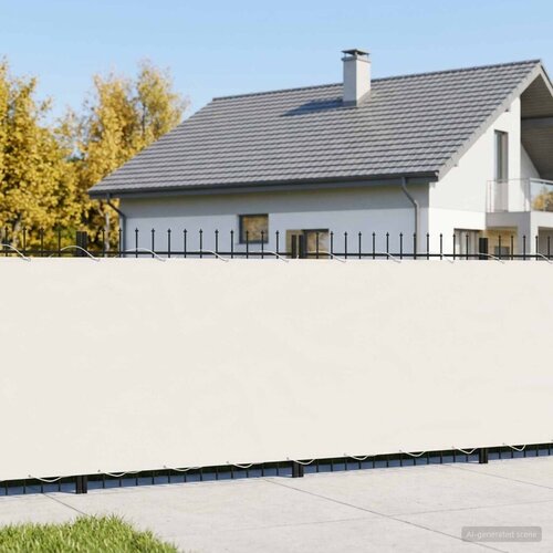  Zaslon za privatnost na balkonu 180 x 300 cm - Bijeli 180 x 300 cm Slike