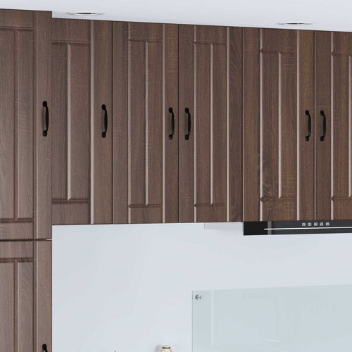  Ormar za Zid Lucca 2 pcs Smeđi hrast 30 x 31 x 80 cm Cene