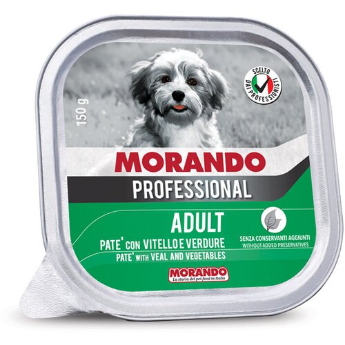 Morando Professional Adult Pate teletina i povrće 150 g alu-pak Cijene
