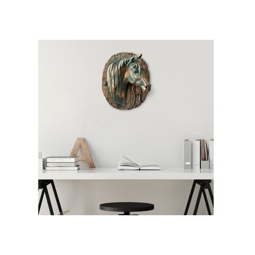 Wallxpert Zidna dekoracija Konj, 25 x 28 x 14 cm, &amp;Scaron;arena Slike