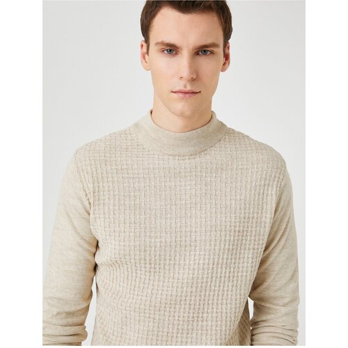 Koton Knitwear Sweater Half Turtleneck Slim Cut Slike