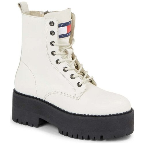 Tommy Jeans Gležnjarji - Bela Slike