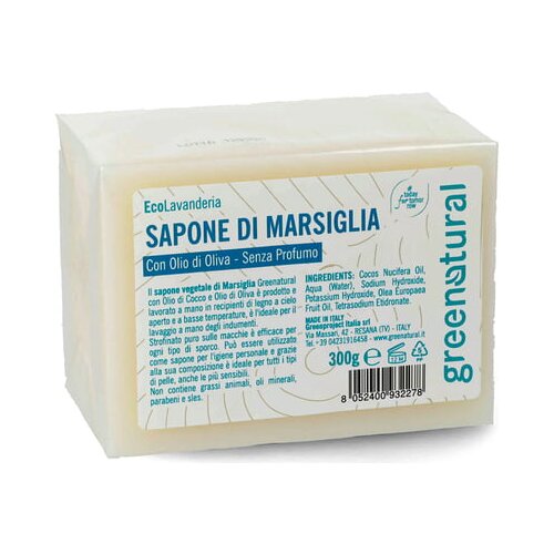 Greenatural Pralno milo Marseille - Brez vonja Slike