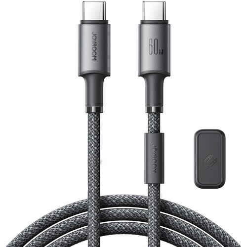 Joyroom USB-C NA USB-C KABEL 60W Z MAGNETNIM ORGANIZATORJEM 1,2M SIVA, (22070585) Cene