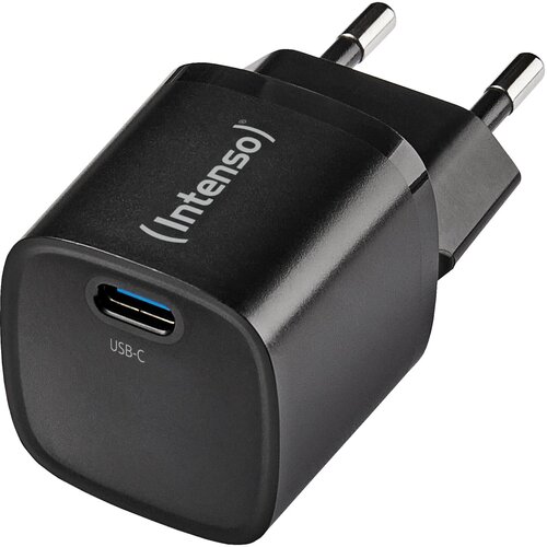 Intenso Power Adapter W30C&amp;sup2; GaN Schwarz 1x USB-C 30W Slike