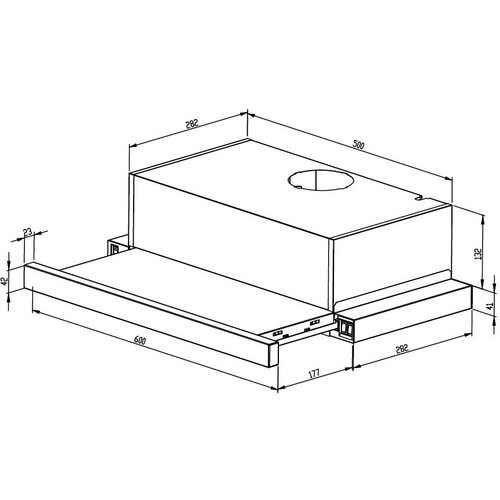 Proff 7052 CRNA 60 cm Slike