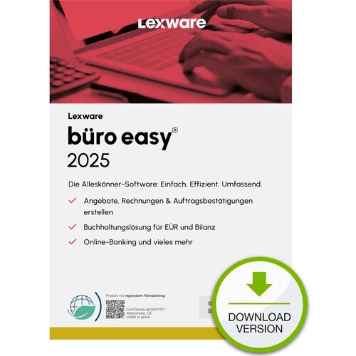 LEXWARE B&amp;uuml;ro Easy 2025 - 1 Device, 1 Year - ESD-DownloadESD&amp;quot; Slike