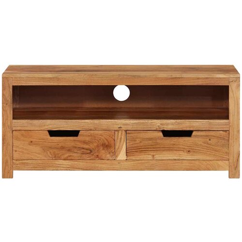  TV ormarić 88 x 35 x 40 cm od masivnog bagremovog drva Slike
