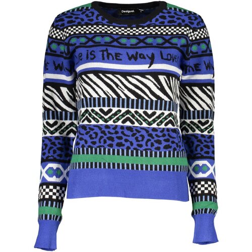 Desigual WOMEN'S BLUE SWEATER Cijene