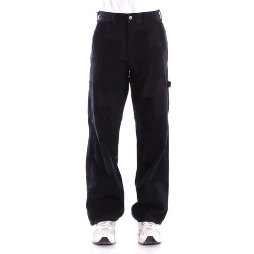 Dickies Hlače JACQUARD CARPENTER PAN Črna Slike
