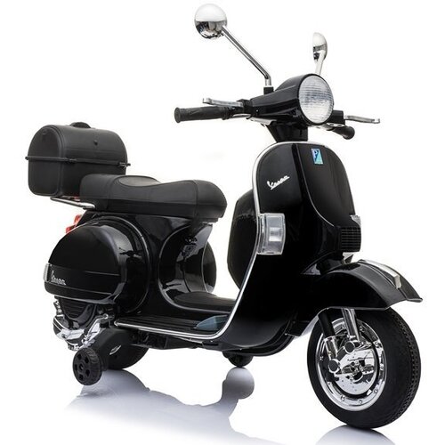  Licencirani motor na akumulator Vespa 1 - crna Cene
