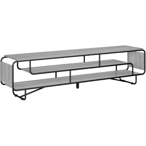  TV stalak 180 x 36 x 45 cm Siva Sonoma Konstruirano drvo Slike