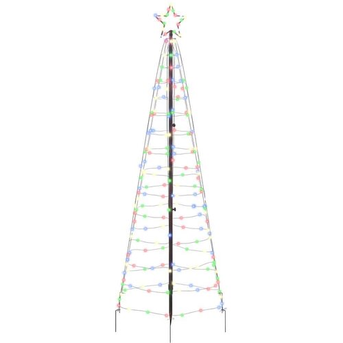 VidaXL LED božićno drvce s 390 LED svjetlima &amp;Scaron;areni 250 cm Željezo Slike