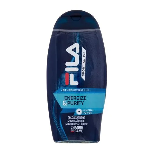 Fila Sport Active Energize & Purify 2in1 Shampoo + Shower Gel osnažujući gel za tuširanje 250 ml za moške