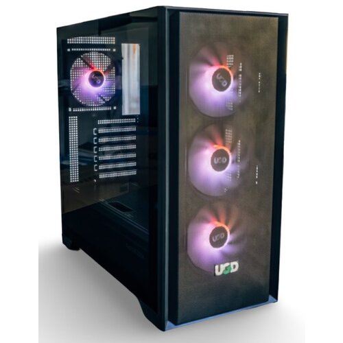 UGD Kuciste Tracer 2234 PSU-650W G650 ATX, providna stranica, ugradjena 4xRGB kulera, Crno SA NAPAJANJEM Cene