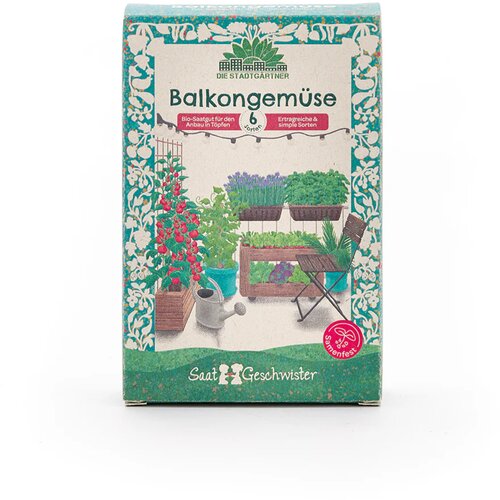  Saatgeschwister - set semen balkonske zelenjave BIO - 1 pkt. Cene