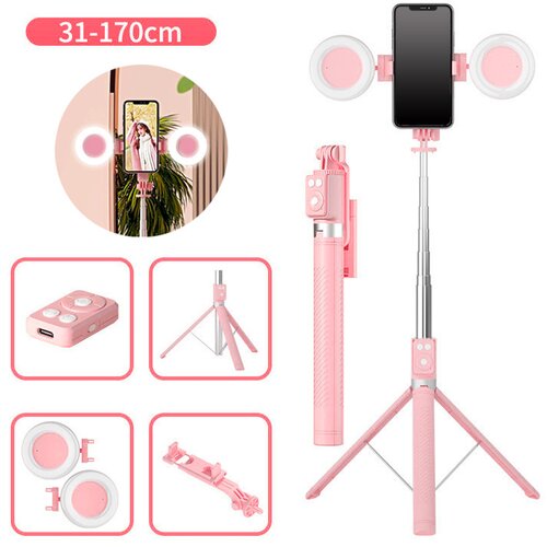  Tripod sa LED rasvetom A12 pink Cene