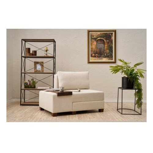 Atelier Del Sofa fotelja na razvlačenje perenna chenille left cream Cene