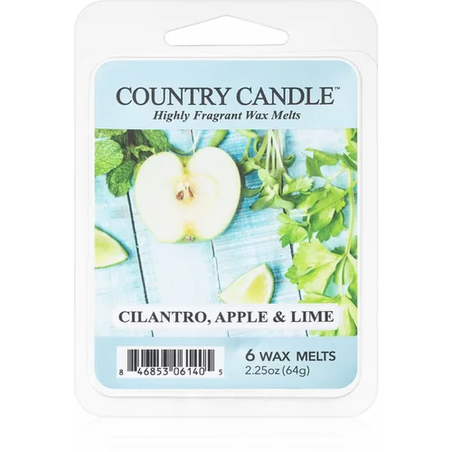 Country Candle Cilantro, Apple & Lime vosak za aroma lampu 64 g
