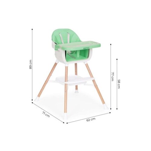 ECO TOYS hranilica za bebe 2u1 green Slike