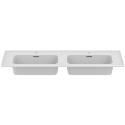 Ideal Standard Bijeli keramički dupli umivaonik 124x46 cm Strada II – Cijene