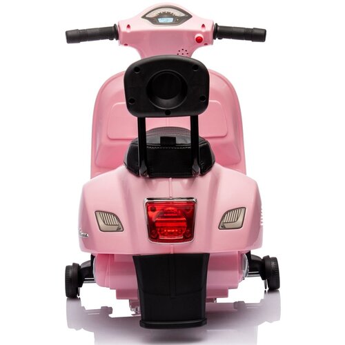  Skuter Vespa na akumulator sa sjedi&amp;scaron;tem od eko kože i naslonom - roza Slike