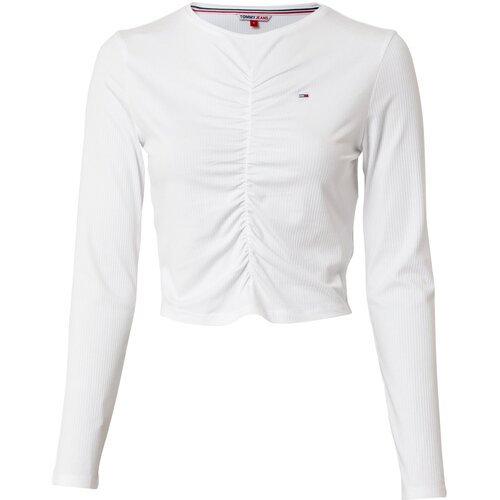 Tommy Jeans Majica mornarska / rdeča / bela Slike