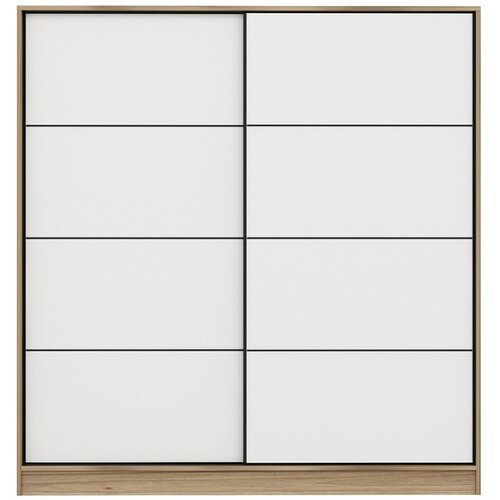 Hanah home Ormar Kale 180x210x52cm Bijelo-Bež Cene