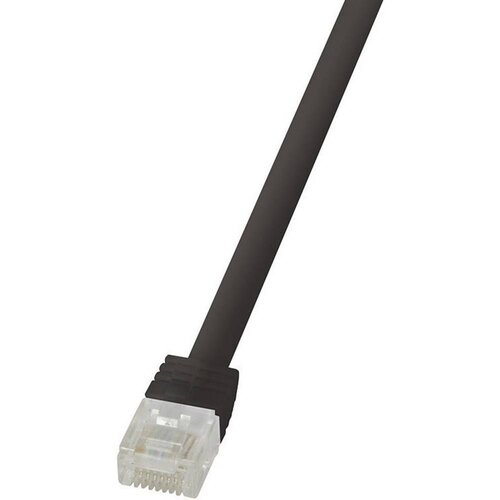 Logilink CF2073U RJ45 omrežni kabel\, Patch kabel CAT 6 U/UTP 5.00 m črna visoko fleksibilno 1 kos, (20419169) Cene