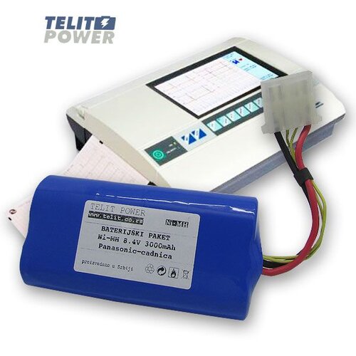 Telit Power Innomed HeartScreen 112d NiCd paket 8/4 V 3000 mAh Panasonic Slike