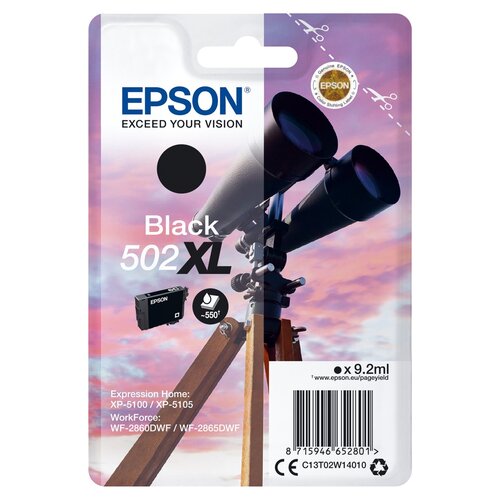 Epson kartuša 502 BK XL (C13T02W14010) (črna), original Cene