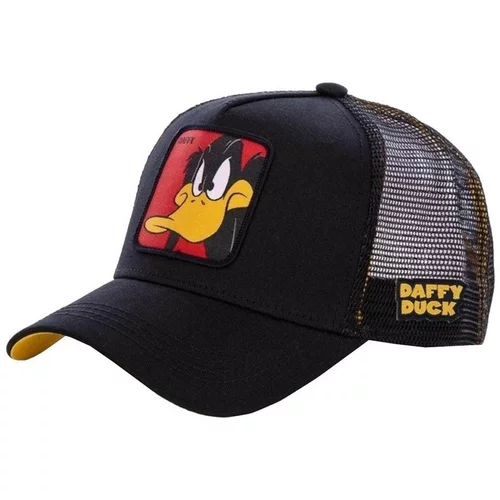Capslab Kape s šiltom Looney Tunes Daffy Duck Trucker Črna