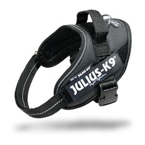 Julius-K9 ® Power oprsnica - črna - Velikost Mini: 51- 67 cm obseg prsnega koša Cene